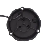 Robustný oranžový LED maják, čierny hliník, 96W, ECE R65 (2)