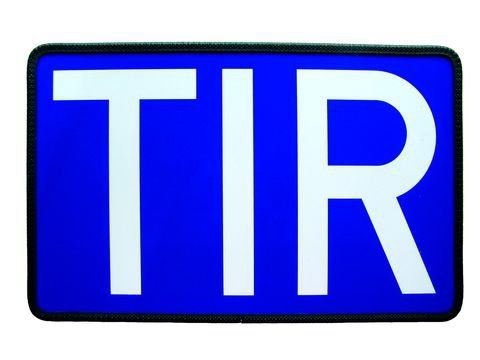Reflexná tabuľa "TIR" - sklopná TIRSKL