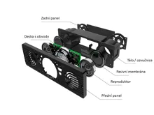 1DIN autorádio BLUETOOTH/USB/SD/AUX, so vstavanými reproduktormi (2)