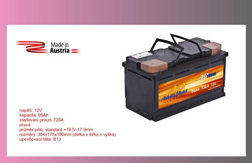 autobatérie AD-TRUCK 95Ah/12V/720A