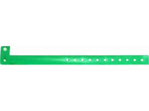 ID náramok PLAST - Green BVL 004 - zelená tmavá