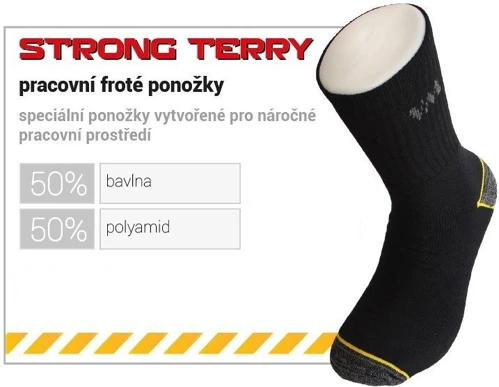 Pracovné froté ponožky