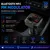 Bluetooth/MP3/FM modulátor bezdrôtový s SD portom do CL s 3D stereo, USB-C / USB QC3.0