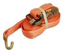 Upínací pás 8 m/2 ts račňou a dvoma hákmi