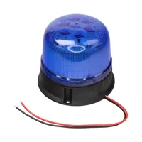 LED maják, 12-24V, 24xLED modrý, pevná montáž, ECE R65 (2)