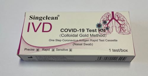 Singclean IVD / Antigénny test Covid 19 z kraja nosa / 1 kus