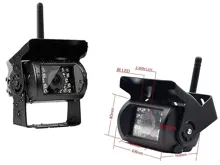 Bezdrôtový digitálny parkovací a cúvací set s dvoma kamerami a monitorom 7", 12-24V (1)