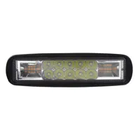LED svetlo obdĺžnikové biele/oranžové, 48W, ECE R10