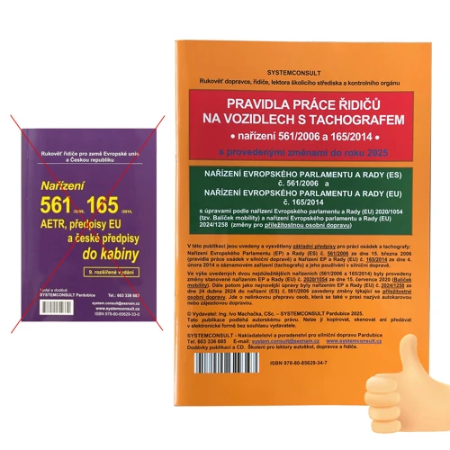 Nariadenia 561/2006 a 165/2014 AETR a slovenské predpisy do kabíny 2021 (9. vydanie)