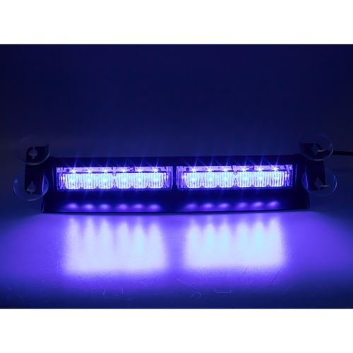 PREDATOR LED vnútorné, 12x3W, 12-24V, modrý, 353mm, ECE R10