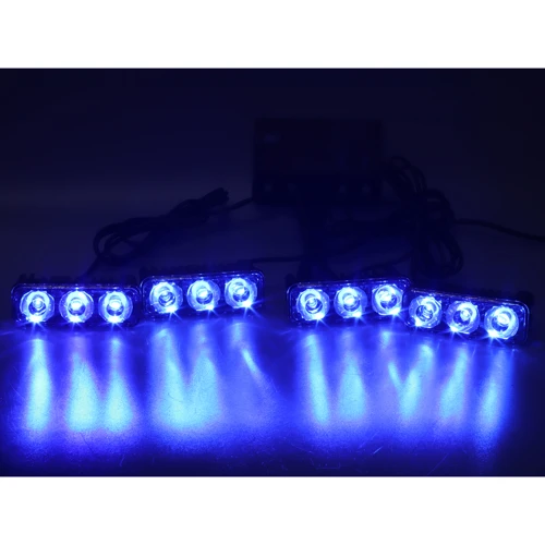 PREDATOR LED vonkajší bezdrôtový, 12x LED 1W, 12V, modrý