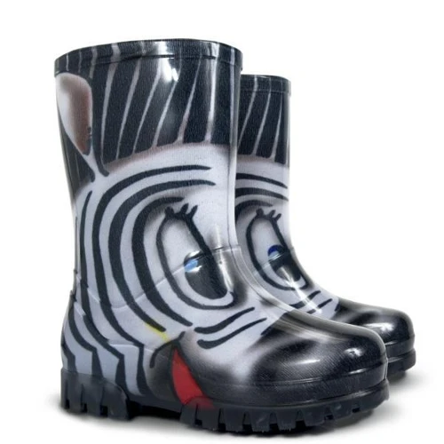 Demar detské čižmy TWISTER PRINT S - zebra