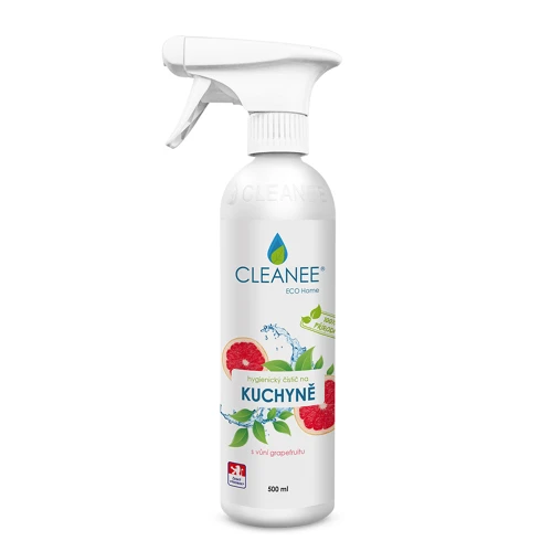 CLEANEE hygienický čistič na KUCHYNE s vôňou grepu 500 ml