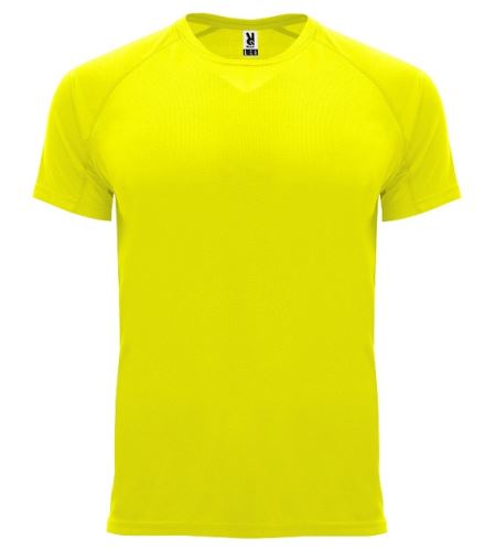 Detské športové tričko BAHRAIN svietivo žlté
