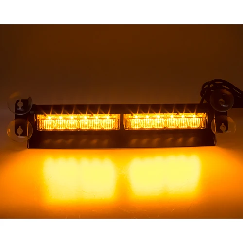 PREDATOR LED vnútorné, 12x3W, 12-24V, oranžový, 353mm, ECE R10