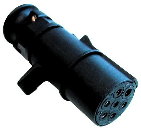 Zástrčka 7 pólov, 24 V - N (dutinka)