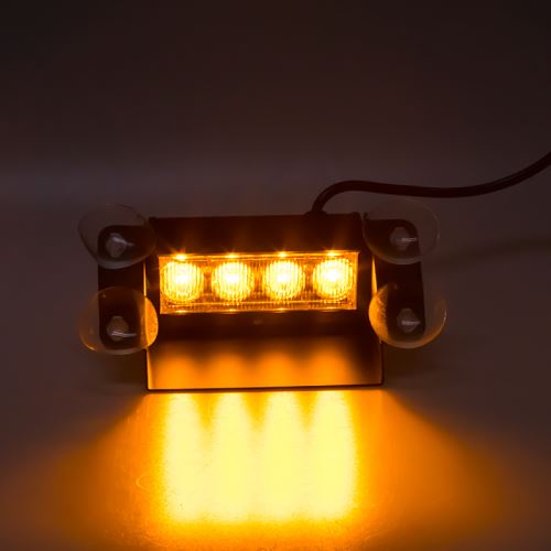 PREDATOR LED vnútorné, 4x3W, 12-24V, oranžový, 146mm