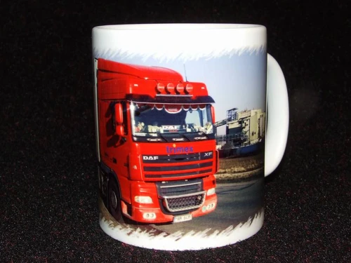 Hrnček s potlačou, truck