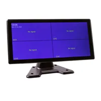 Set monitor 10,36 "4x 4PIN s Apple CarPlay, Android auto, Bluetooth, DVR, + kamera + 15m kábel (7)