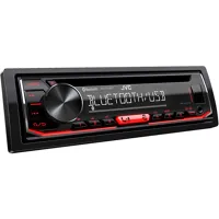 JVC autorádio s CD/MP3/USB/AUX/Bluetooth pripojenie/červené podsvietenie/odním.panel (1)
