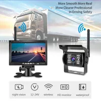 Bezdrôtový digitálny parkovací a cúvací set s jednou kamerou a monitorom 7", 12-24V (1)
