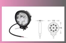 reflektor prac.LED-12/24V-okrúhle-+kábel reflektor prac.LED-12/24V-okrúhle-+kábel