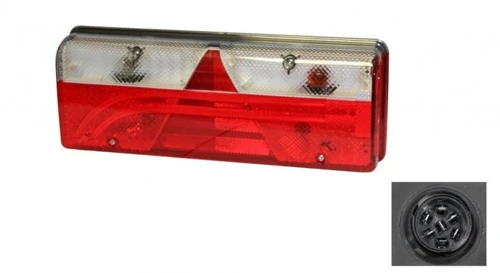 lampa zadná EUROPOINT III.-pravá- ASPOCK-s LED trubicou