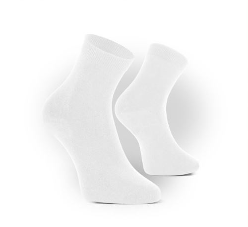 Bambusové ponožky biele antibakteriálne