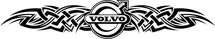 Samolepka na predok VOLVO - TRD8006 - Biela