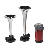2-tónová fanfára 220mm, 12V s kompresorom chróm ECE R28 2-tónová fanfára 220mm, 12V s kompresorom chróm ECE R28