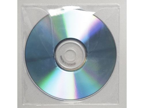 Samolepiace puzdro na CD 8 cm s chlopňou
