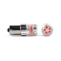LED BA15S červená, 12V, 23LED SMD (2)