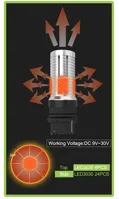 LED BAU15s oranžová, 12-24V, 30LED/3030SMD (2)