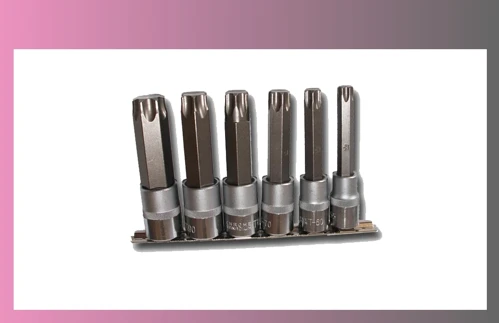 sada hlavíc 1/2" TORX 6ks T55-T100 dĺžka 100mm