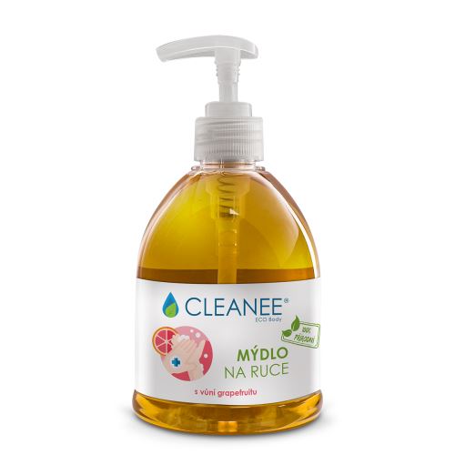 CLEANEE ECO Body 100% prírodné mydlo na ruky s vôňou grapefruitu 500ml