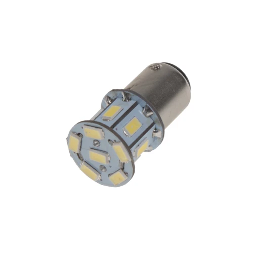 LED BA15s biela, 12V, 13LED/5730SMD