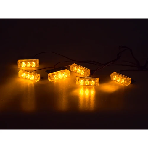PREDATOR LED do mriežky, 12V, oranžový