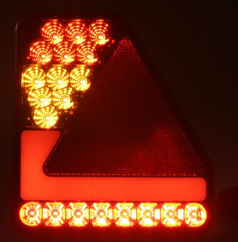 Združená lampa zadná LED 12-24V, ECE, ľavá