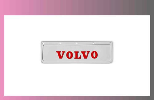 zástera kolesa VOLVO- 600x180-pár-predná-biela-červené písmo