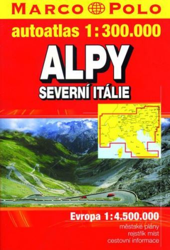 Zošitový atlas Alpy a severné Taliansko