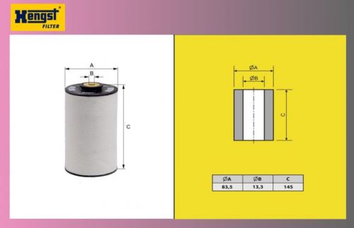 filter naftový MB-1824-1840-HENGST