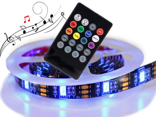 Svetelný RGB LED pásik SONG - 200cm, 60LED, USB 5V