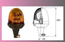 maják PROPLAST 12/24V na tyč-výkyvný