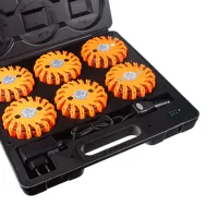 LED výstražné svetlo 16LED, oranžové, set 6ks (1)