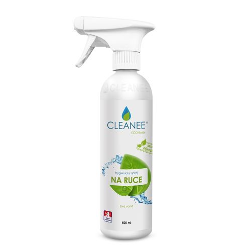CLEANEE hygienický sprej na ruky - prírodný 500 ml