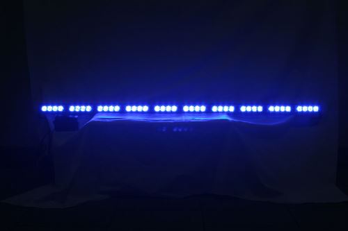 LED alej vodeodolná (IP66) 12-24V, 40x LED 1W, modrá 1200mm
