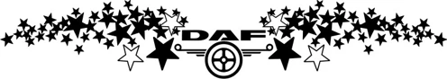Samolepka na predok DAF - TRD2029