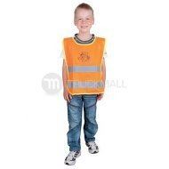 Detská výstražná vesta - farba: oranžová