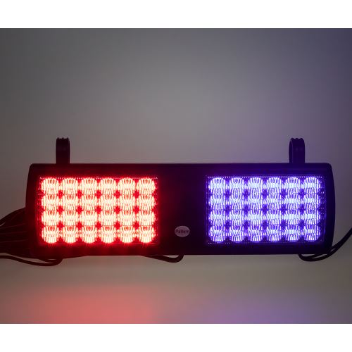 PREDATOR dual LED vnútorné, 48x1W, 12-24V, červeno-modrý