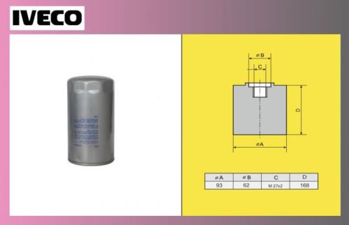filter olejový IVECO ECARGO-TECTOR-orig.